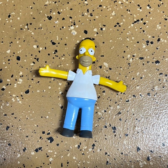 Homer Simpson Bendable Figurine Doll - Picture 1 of 2